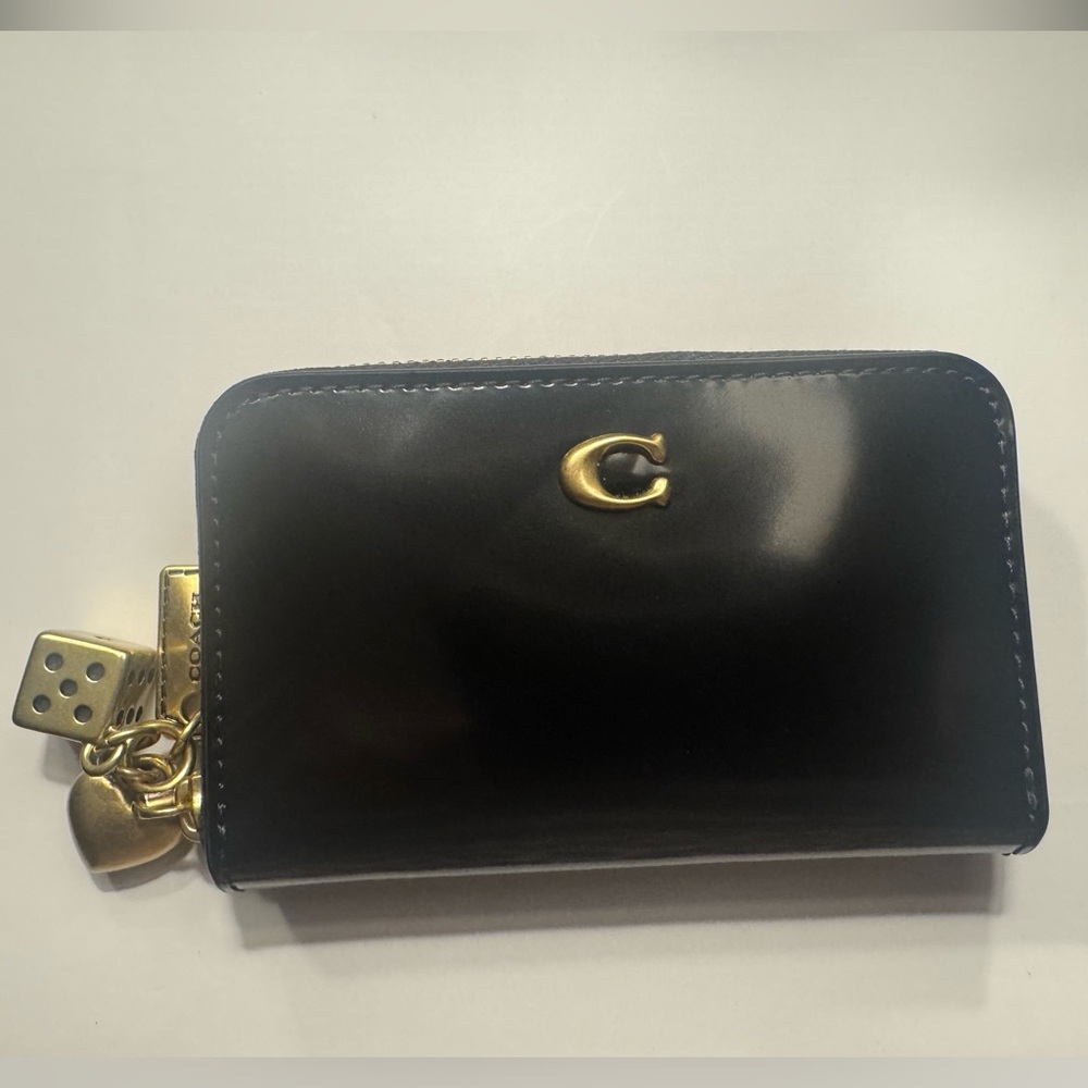 COACH Essential Small Zip Around Wallet With Charms